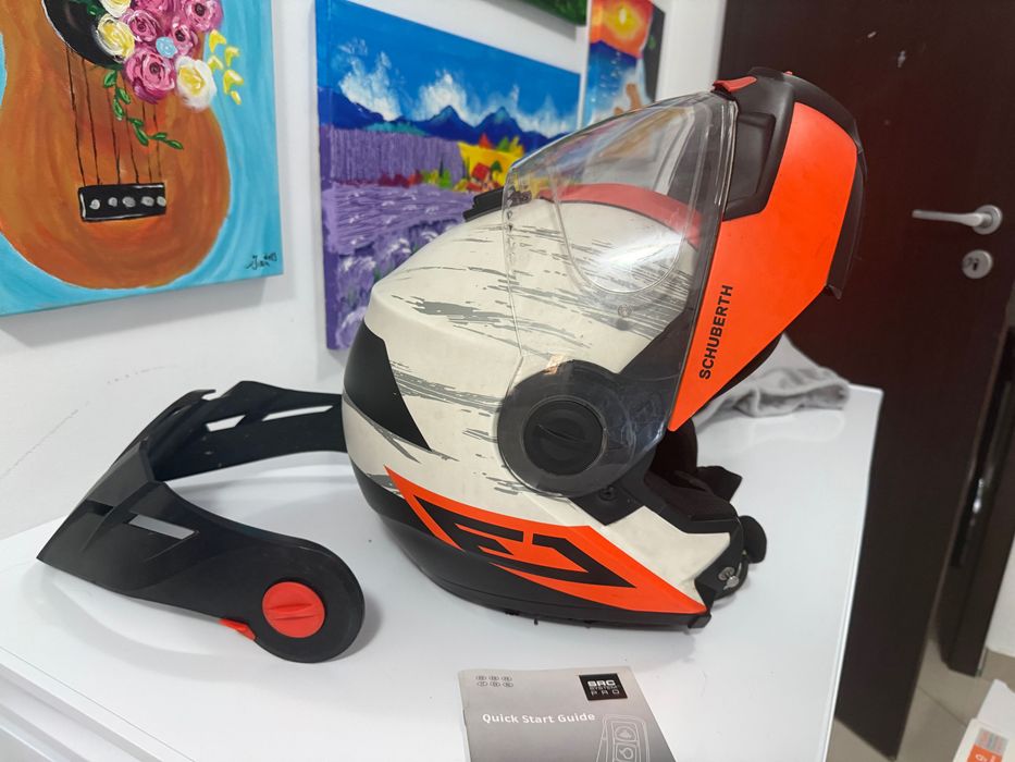 Schuberth E1 + Intercom SC1 Advanced | Modulară Adventure | Mărimea XL | ECE