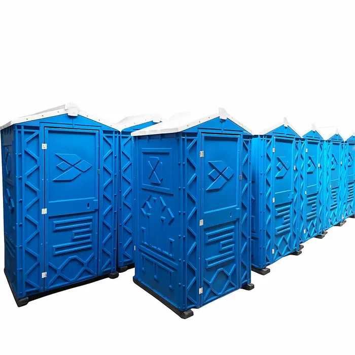 Биотуалет для стройки, туалетная кабина аренда, биотуалет синий, мобил