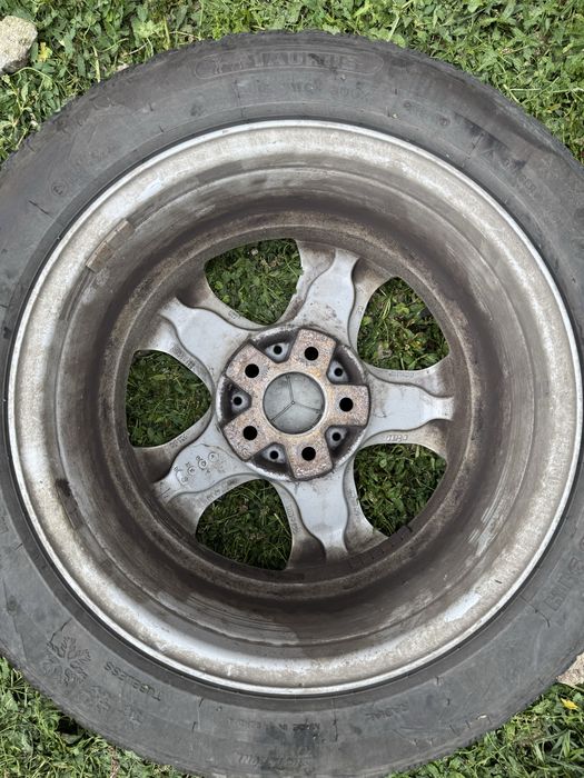 Jante+cauciucuri iarna M+S Mercedes 205/55 R16 91H