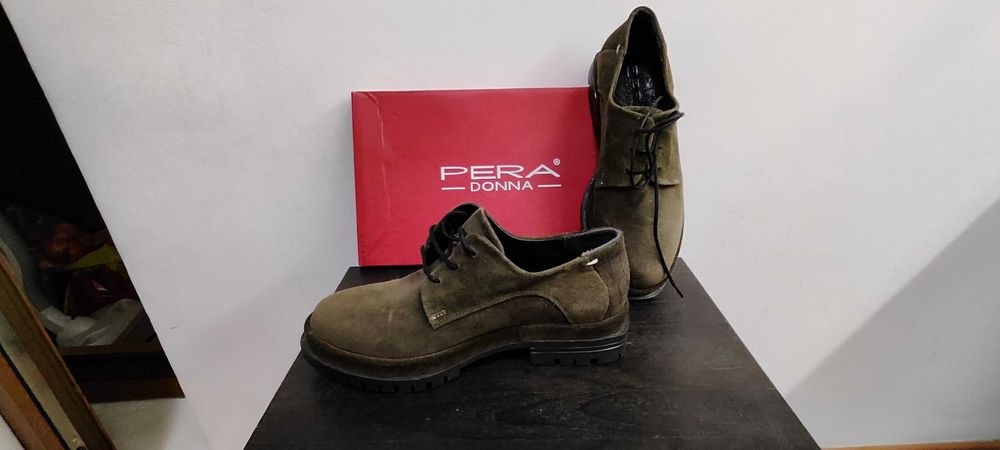 Нови обувки естествена кожа