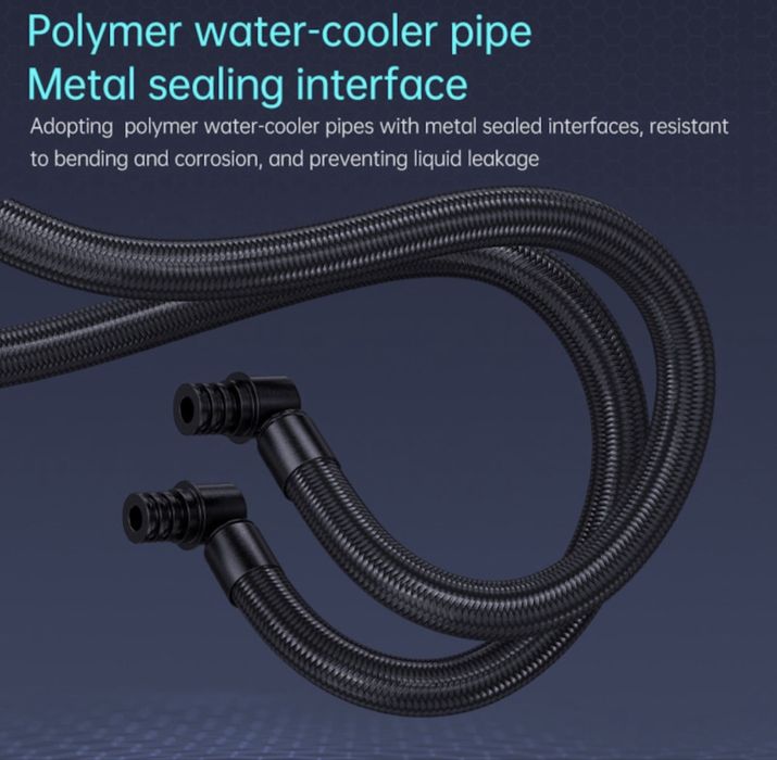 Cooler procesor SNOWMAN 360mm cu sistem de racire cu lichid, leduri controlate ARGB.