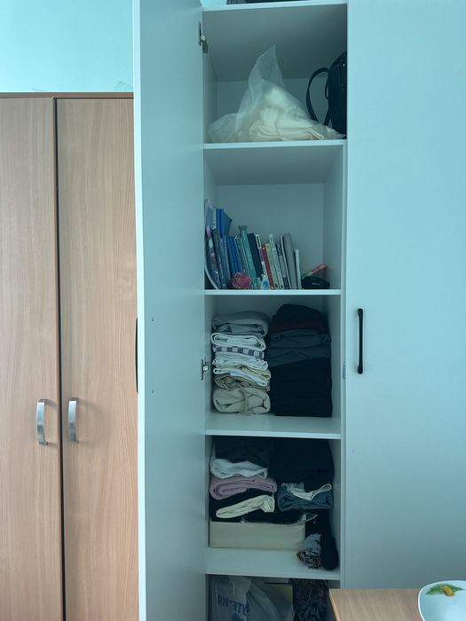 Шкаф,белый, 2 метровый