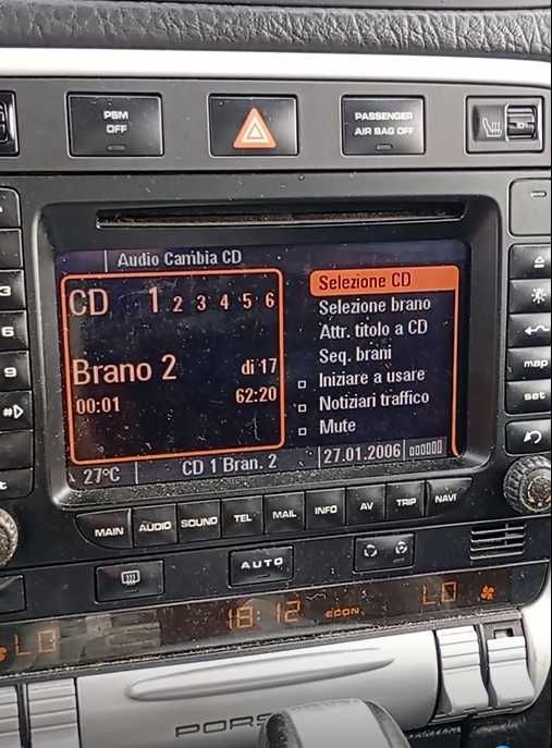 Навигация CD DVD Мултимедия 7L5035191K Porsche Cayenne S 4.5 2005г 9PA