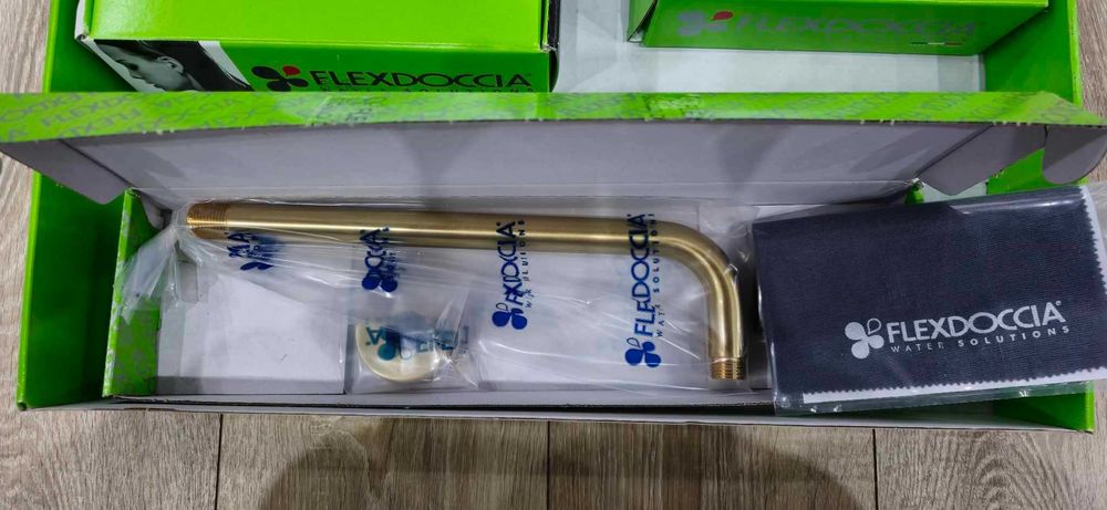 Flexdoccia Сет за баня (стоящ смесител, пита + смесител, слушалка)