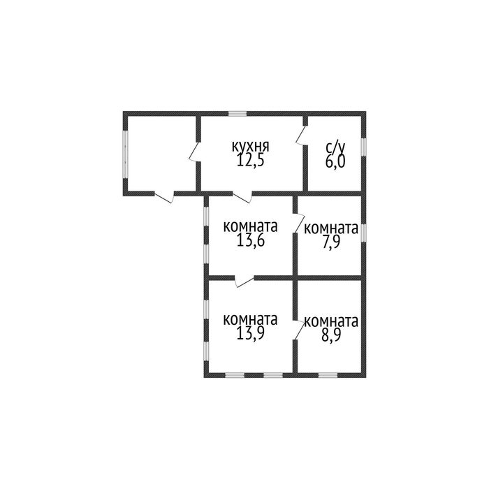 4-комн. дом, р-н.Костанай-2