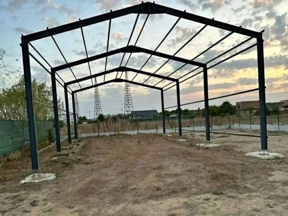 Vand structura metalica 8x15x4h ideală pt