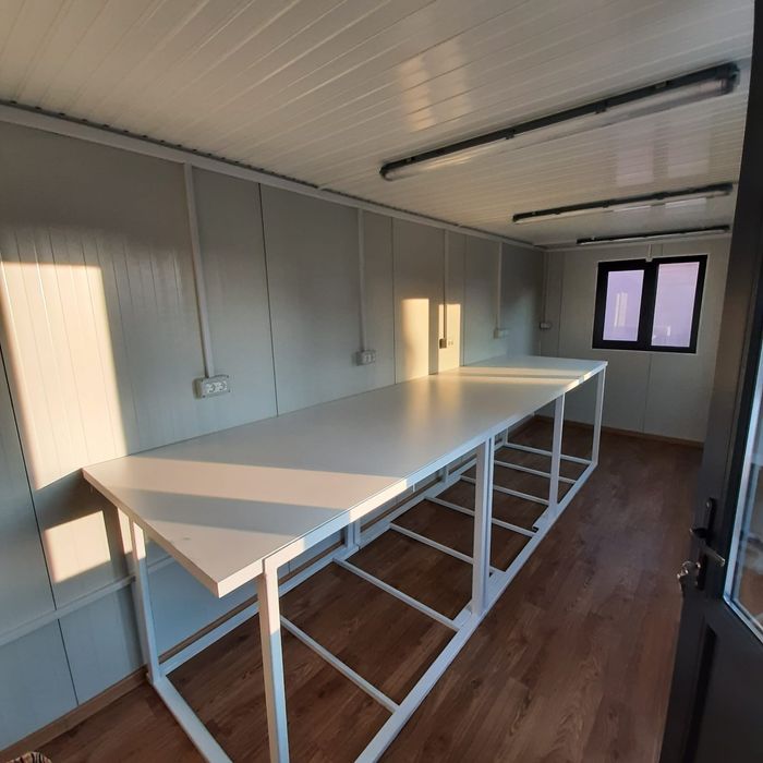 Container modula 6x2,4m complet echipat