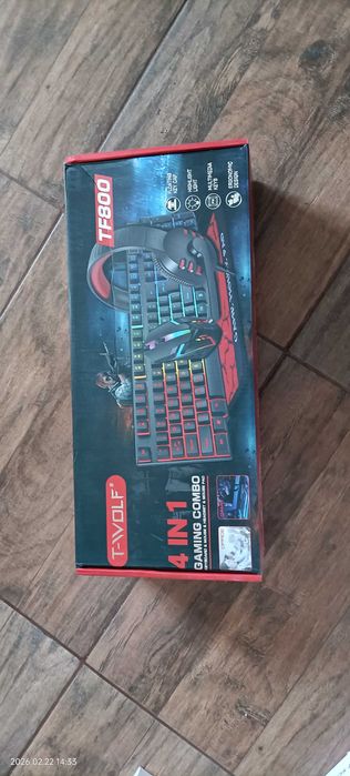 Set periferice gaming 4 in 1 + cadou Tastatură Bluetooth pliabilă cu touchpad