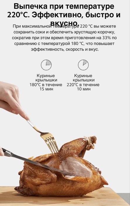 Xiaomi smart air fryer 6,5L, мултиварка , фритюрница для кухни