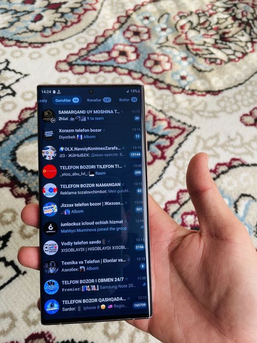 Samsung Note 20 ultra 5G sotiladi