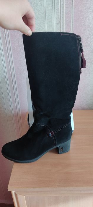 Сапоги замшевые ...