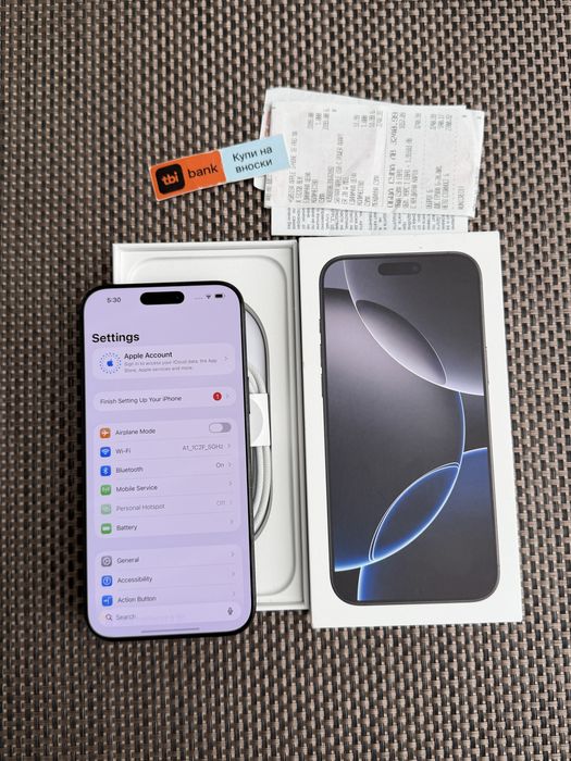 24М ГАР! 512Gb*ЛИЗИНГ* iPhone 16 Pro Max Black Titanium / Гаранция