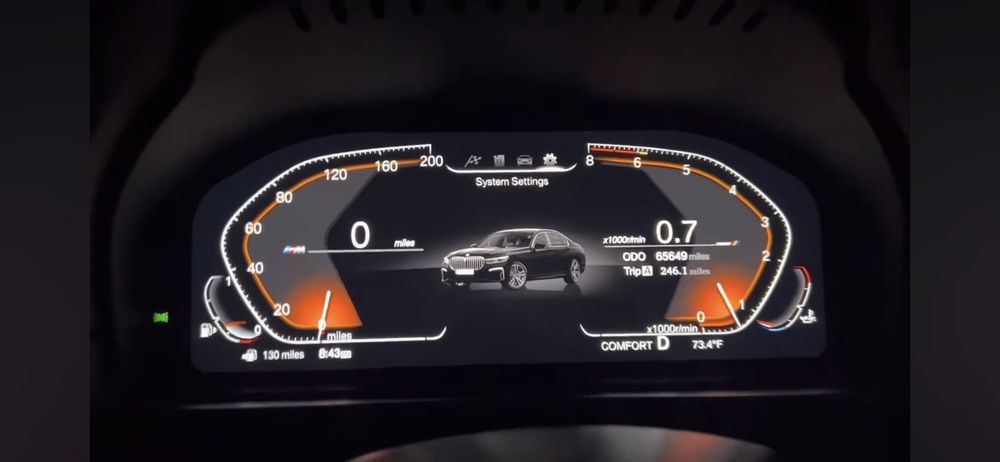 Ceasuri full digitale europa bmw f30, f31,f32,f34,f36