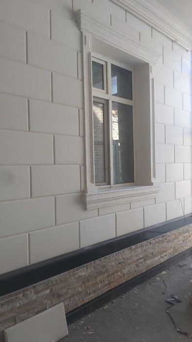 Термопанели с утеплителем пенопласт/Quyma travertin toshli termopanel