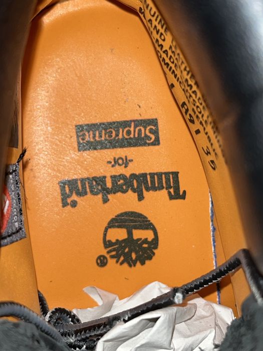 Ghete timberland x supreme