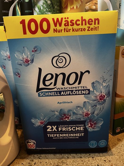 Ariel/Lenor 100 пранета сух в кутия и течен/внос Германия