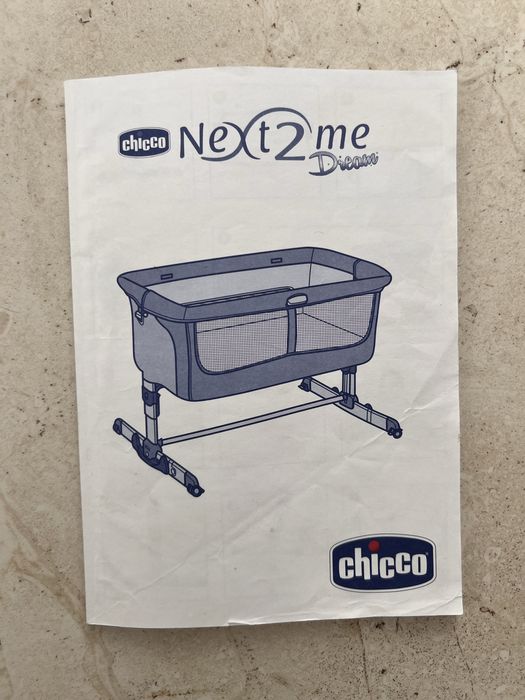Patut atasabil co sleeper Chicco Next2me Dream Evo , 0 luni+, gri