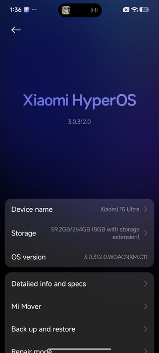 Xiaomi 15 Ultra 256/12 black