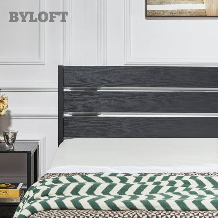 Кровать ШАХРИЗАДА в лофт дизайна, Двуспальная кровать,  Разборная