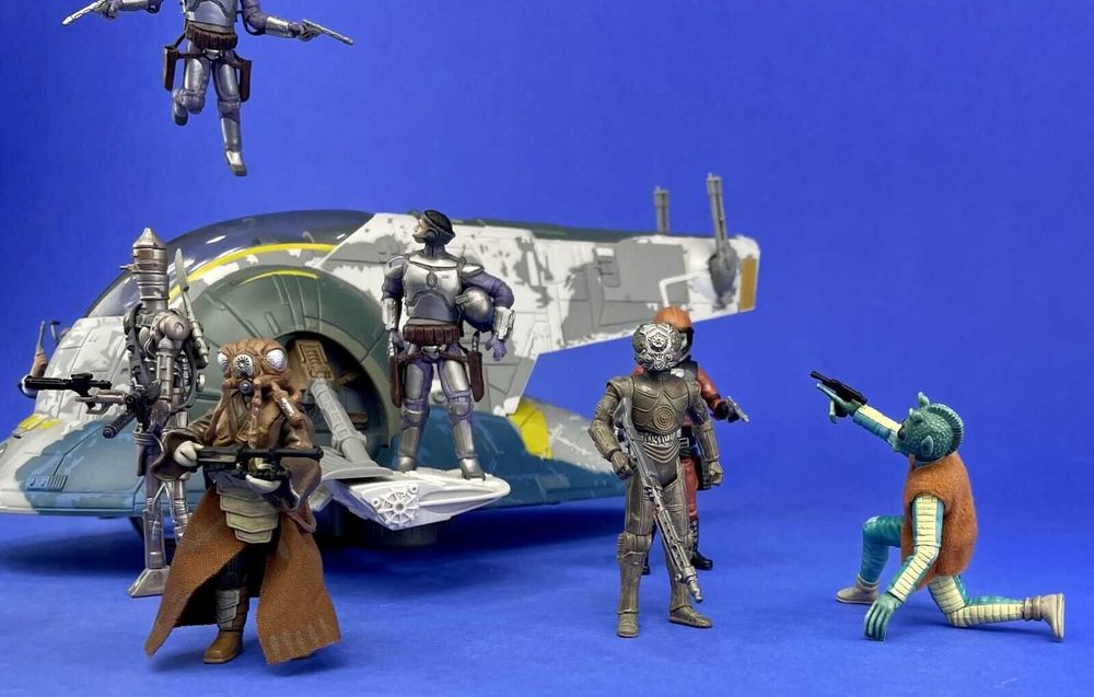 STAR WARS Jango Fett’s SLAVE 1 Bane Malar Zuckuss Action фигурки
