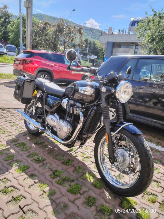 Geanta moto (coburi) pentru Triumph Bonneville T100