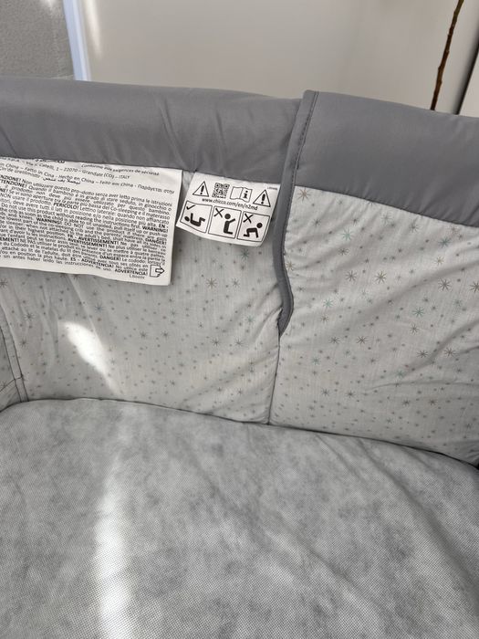 Patut atasabil co sleeper Chicco Next2me Dream Evo , 0 luni+, gri