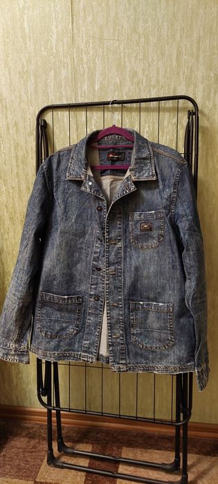 Куртка необычная джинсовая