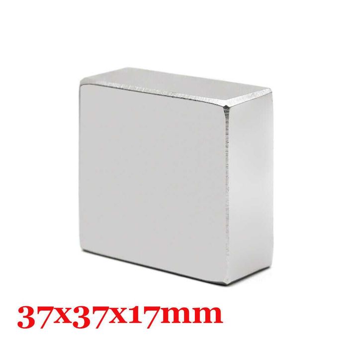Неодимов магнит 37x37x17mm N52 neodimov magnit