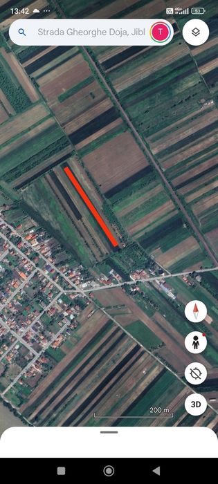 Vând teren extravilan in Jiblea Noua 5 € Negociabil !