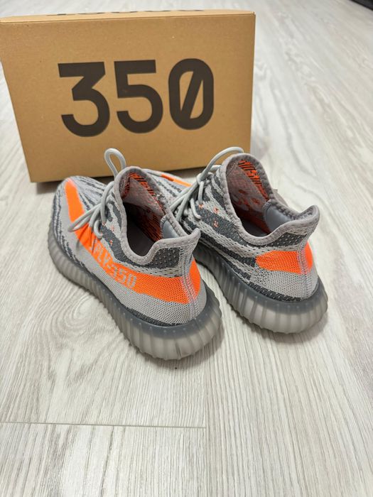 Adidasi Yeezy 350 Boost CARBON BELUGA|Model Unisex|Adidasi Baieti Fete