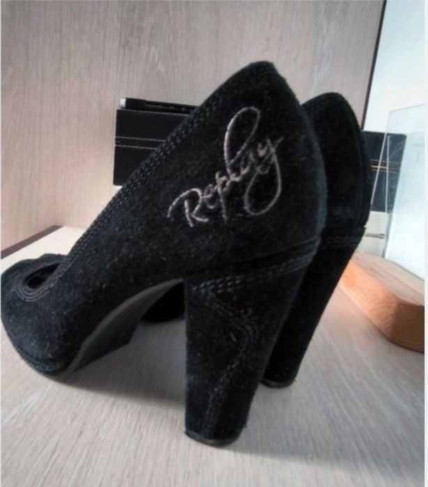 Pantofi eleganți Replay piele naturala intoarsa37