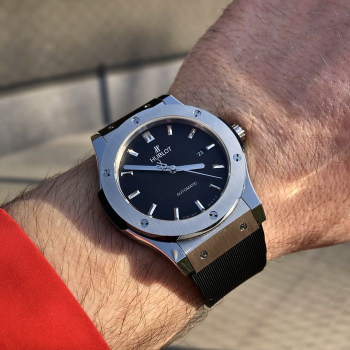 Ceas bărbătesc Hb classic fusion 42,mm black