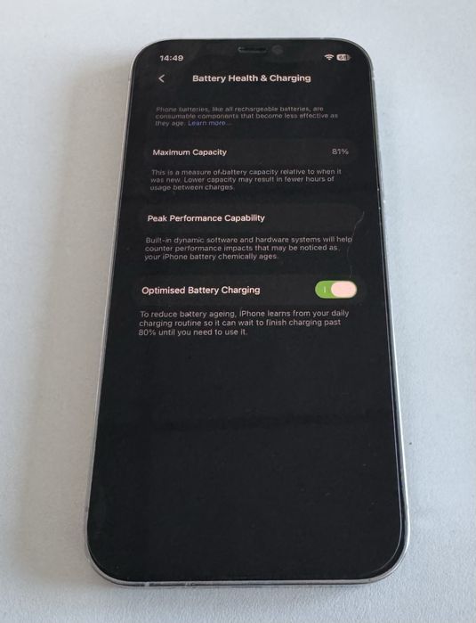 iPhone 12 Pro 128GB White | Face ID OK | Пълен комплект | iStyle BG