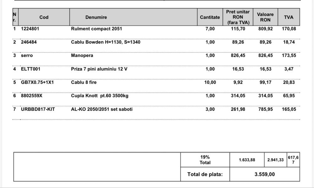 Remorca/platforma 3 axe 8,5 m an 2020 Niewiadow Rate/Credit