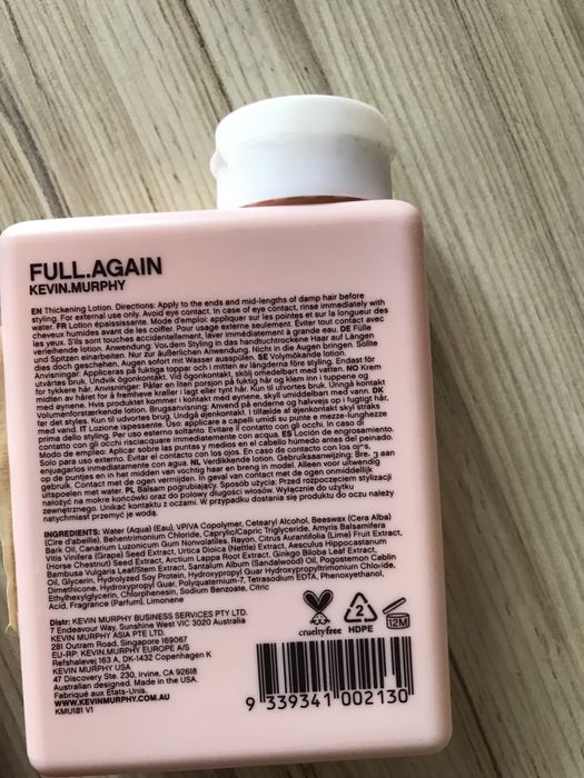 Лосион за обем и плътност Kevin Murphy Full again- нов