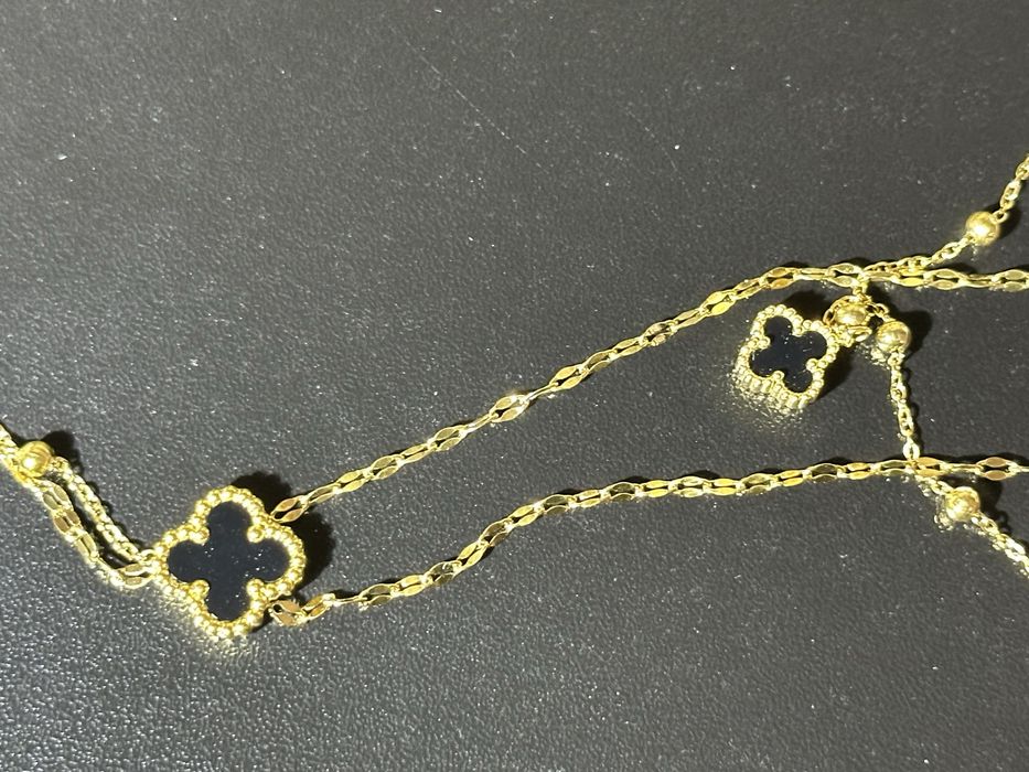 Ново Двулицево Дамско Колие Van Cleef & Arpels Alhambra с пълна опаковка