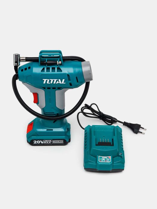 Литий-ионный автоматический воздушный компрессор TOTAL TACLI20011