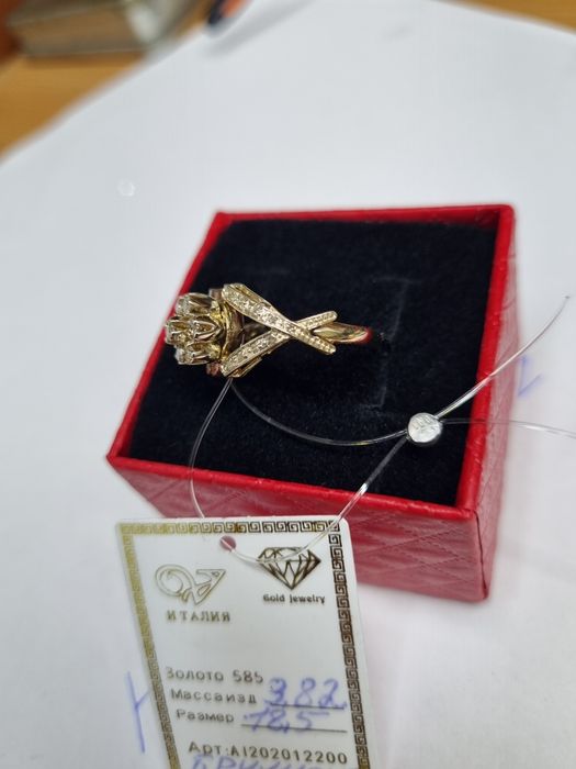 Продам кольцо золото