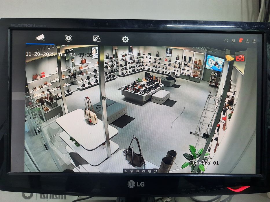 Установка камер видеонаблюдения