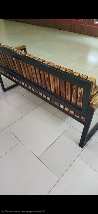 Скамейки в лофт стиле.