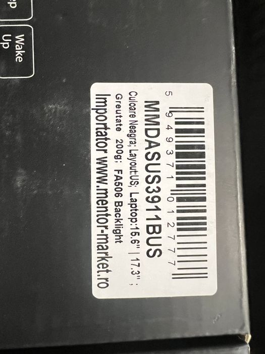 Taste Laptop, Notebook Asus TUF FA5