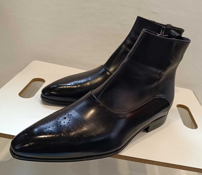 Ghete jodhpur zip 40 40.5 de lux Denis NOI piele naturala moale