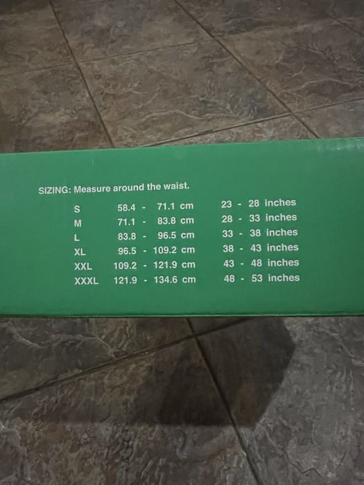 Лумбален колан за кръст XXL