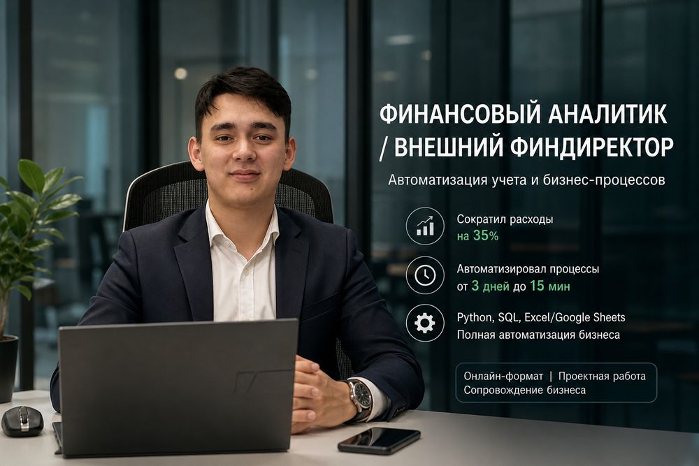Внешний финдиректор | Автоматизация учета и аналитика (Python, SQL)