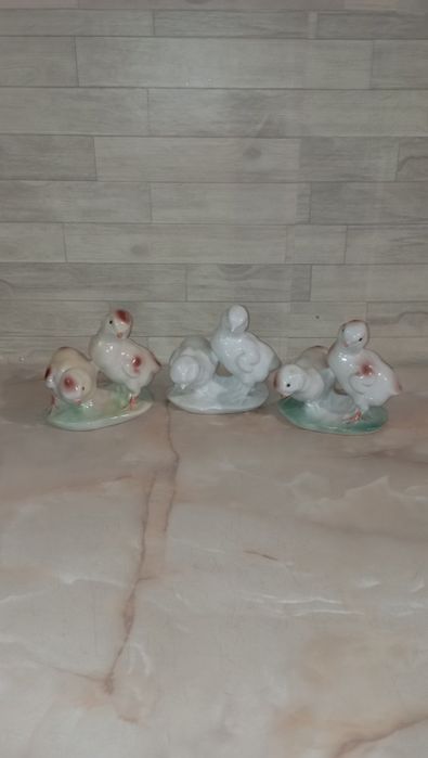 păsări din portelan