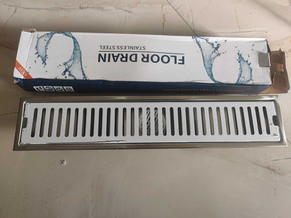 Лентов сифон за баня Неръждавейка INOX нови нови