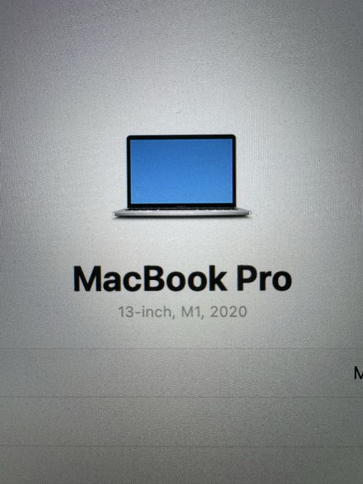 Macbook pro m1 8/256