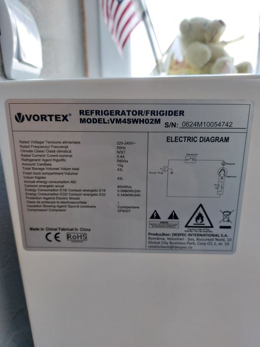 Mini Frigider în garantie