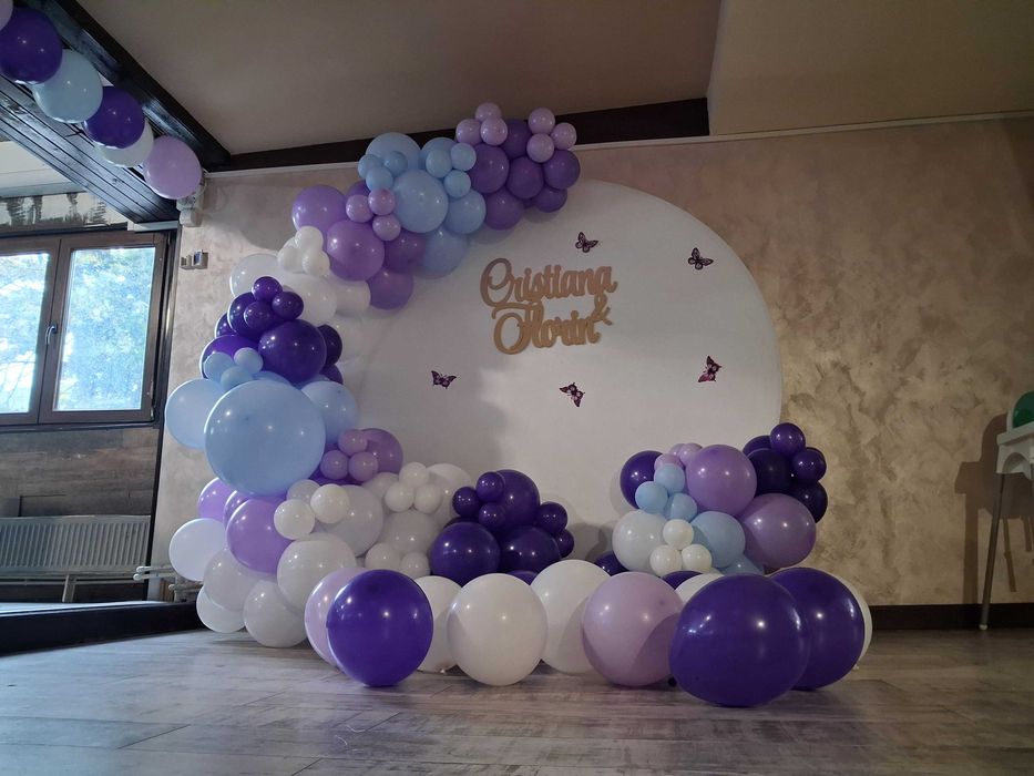 Aranjamente baloane botez Aranjamente flori cristelnita Decor baloane