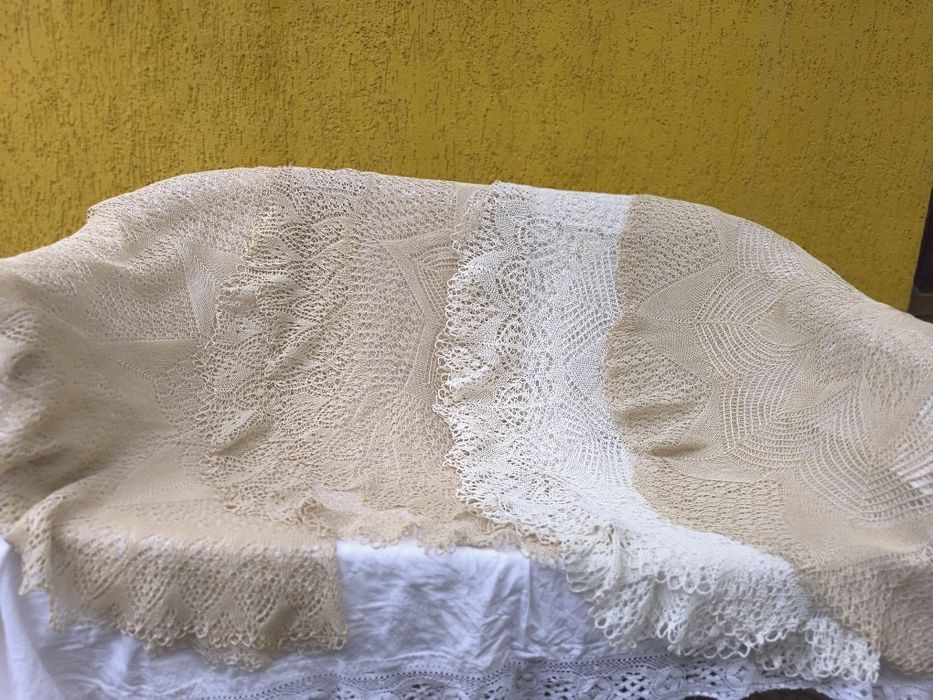Ръчно плетени мильота/покривки плетени на една кука/ръч.бродерия каре